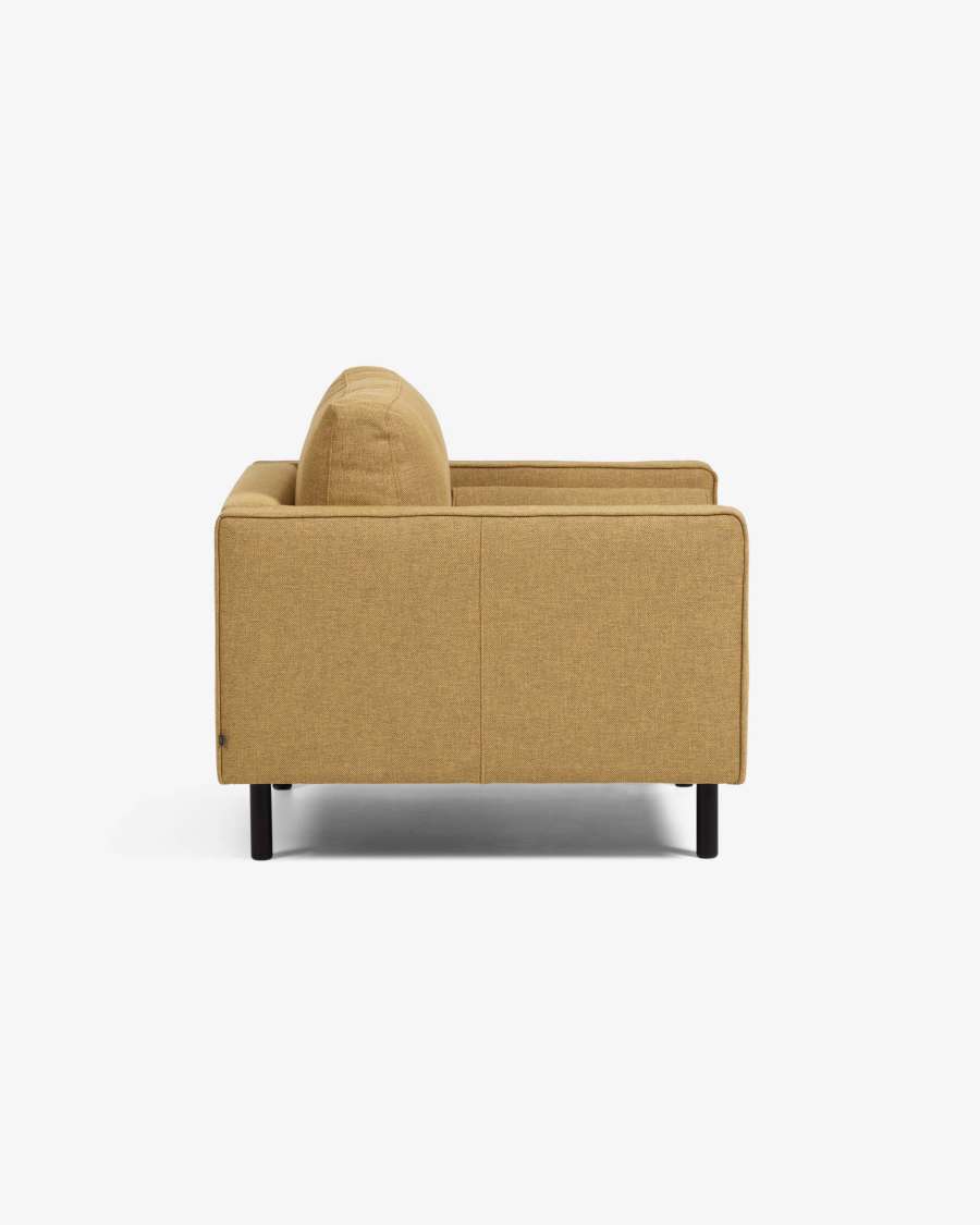Debra mustard armchair
