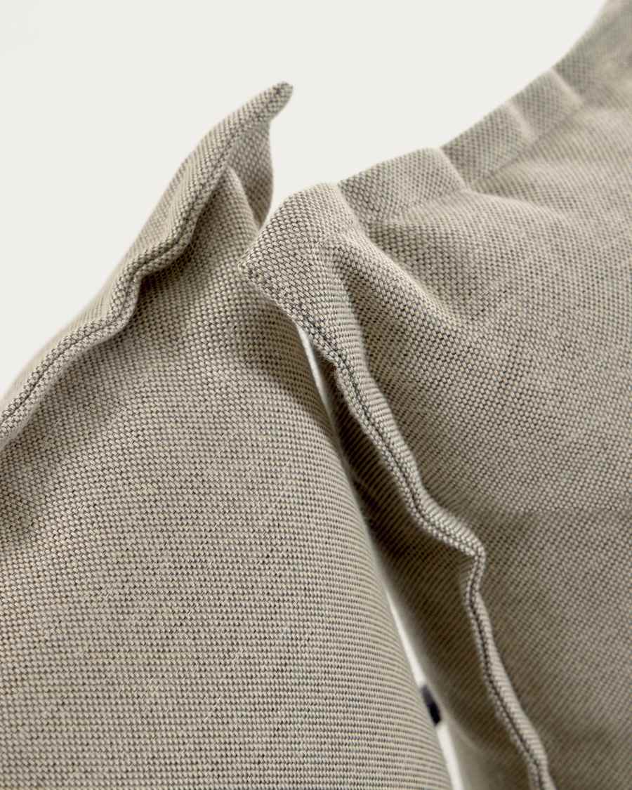 Mareluz 3 seater sofa in black steel, 197 cm