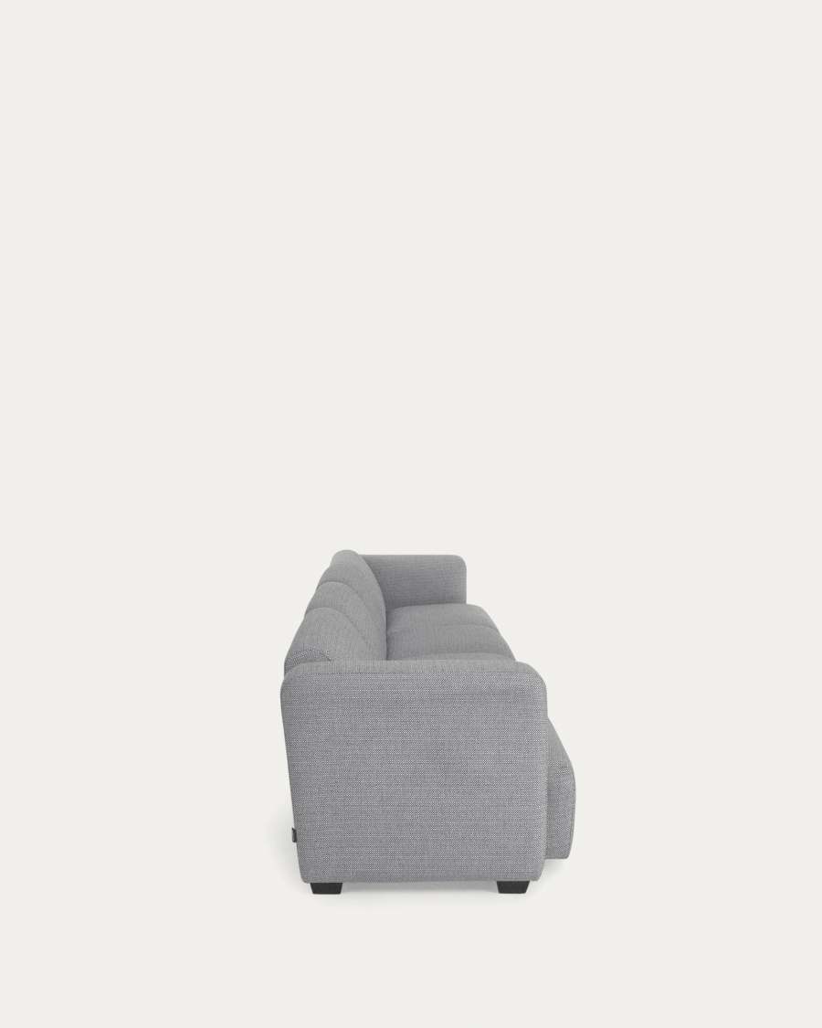 Legara 4 seater sofa in light grey, 284 cm