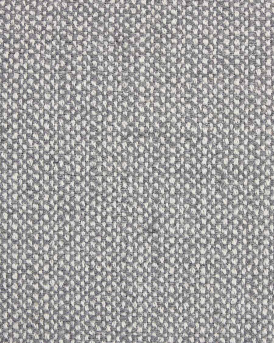 Gilma 2 seater sofa in light grey with painted black finish legs, 170 cm