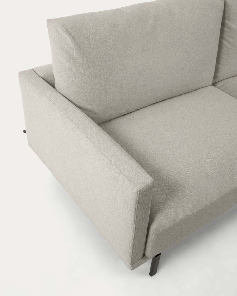 Galene 3 seater sofa in beige, 214 cm FSC Mix Credit