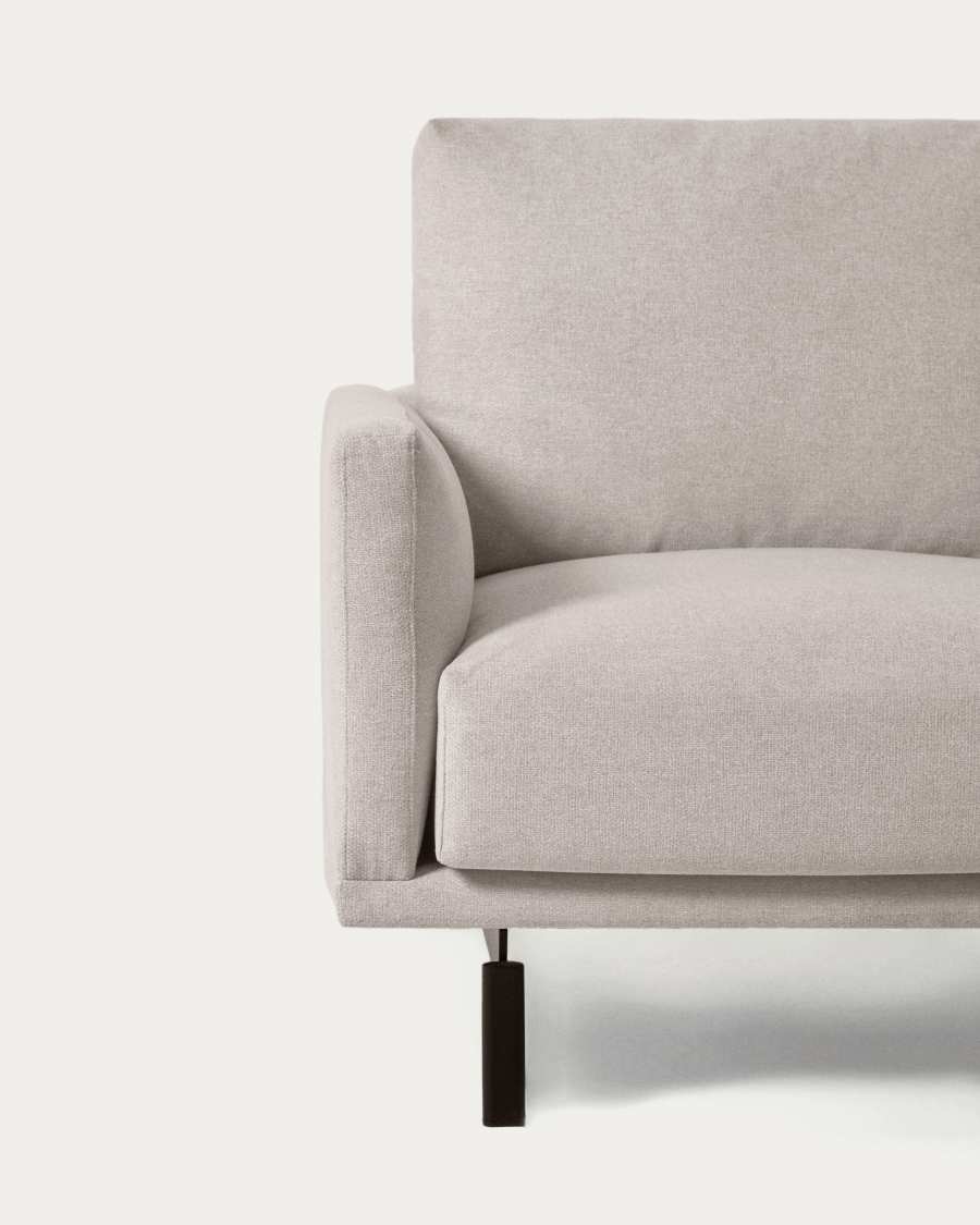 Canapé Galene 3 places avec méridienne droite beige 194 cm FSC Mix Credit