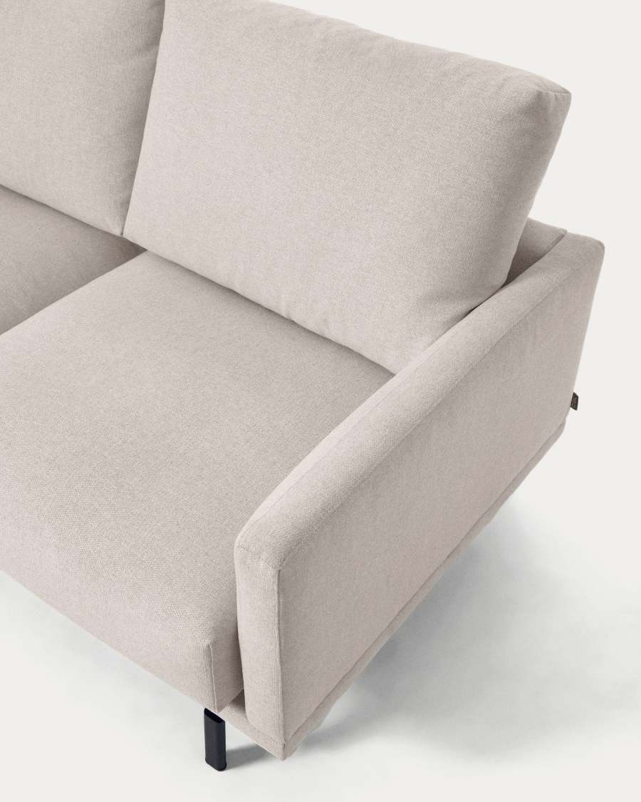 Galene 3 seater sofa with left-hand chaise longue in beige, 194 cm FSC Mix Credit