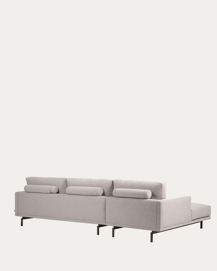 Canapé Galene 4 places avec méridienne gauche beige 314 cm FSC Mix Credit