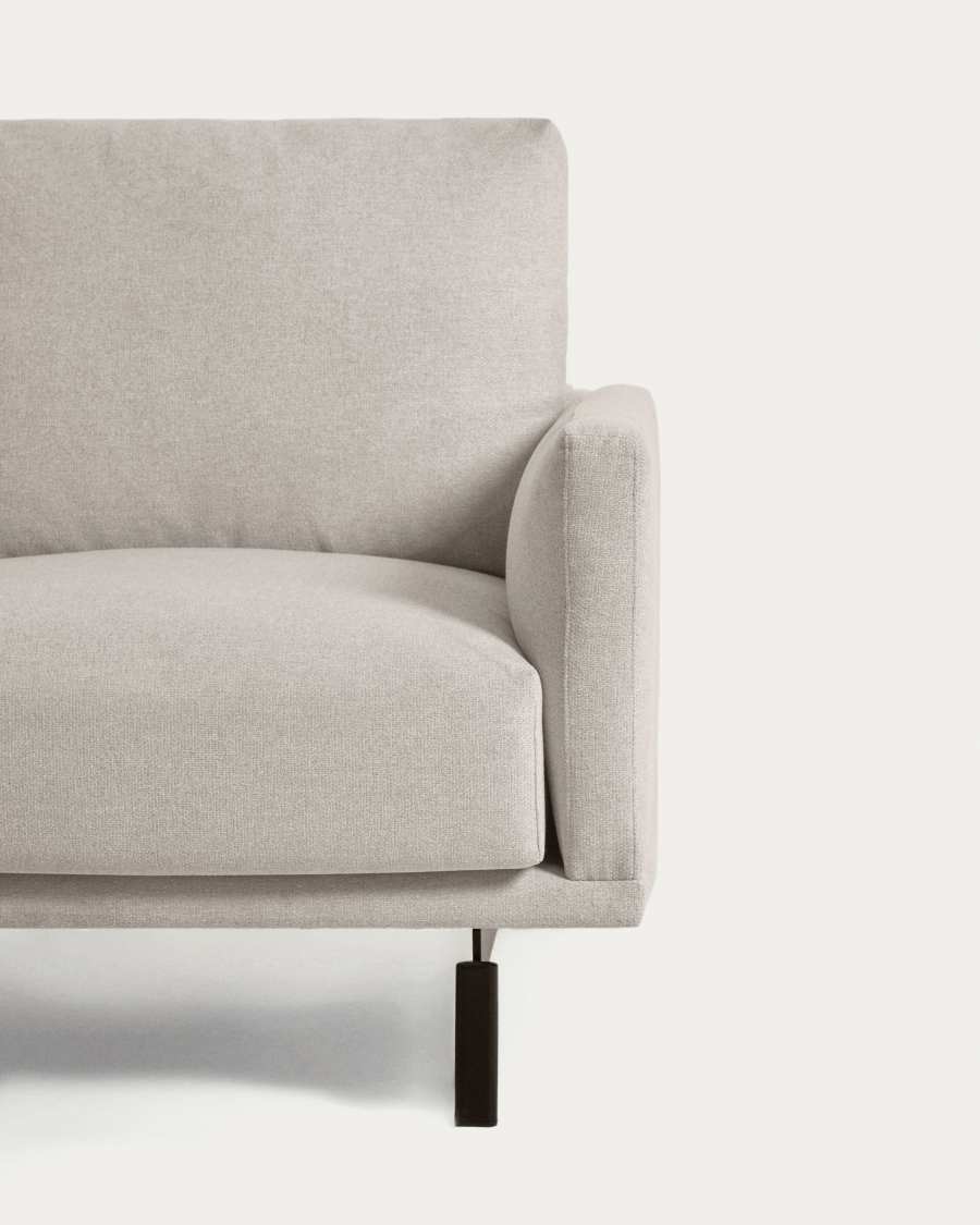 Galene 2 seater corner sofa in beige, 207 x 207 cm FSC Mix Credit