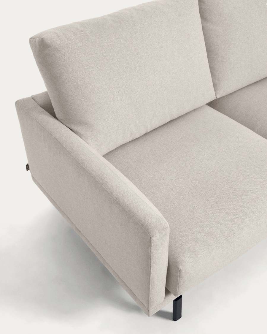 Galene 2 seater corner sofa in beige, 207 x 207 cm FSC Mix Credit