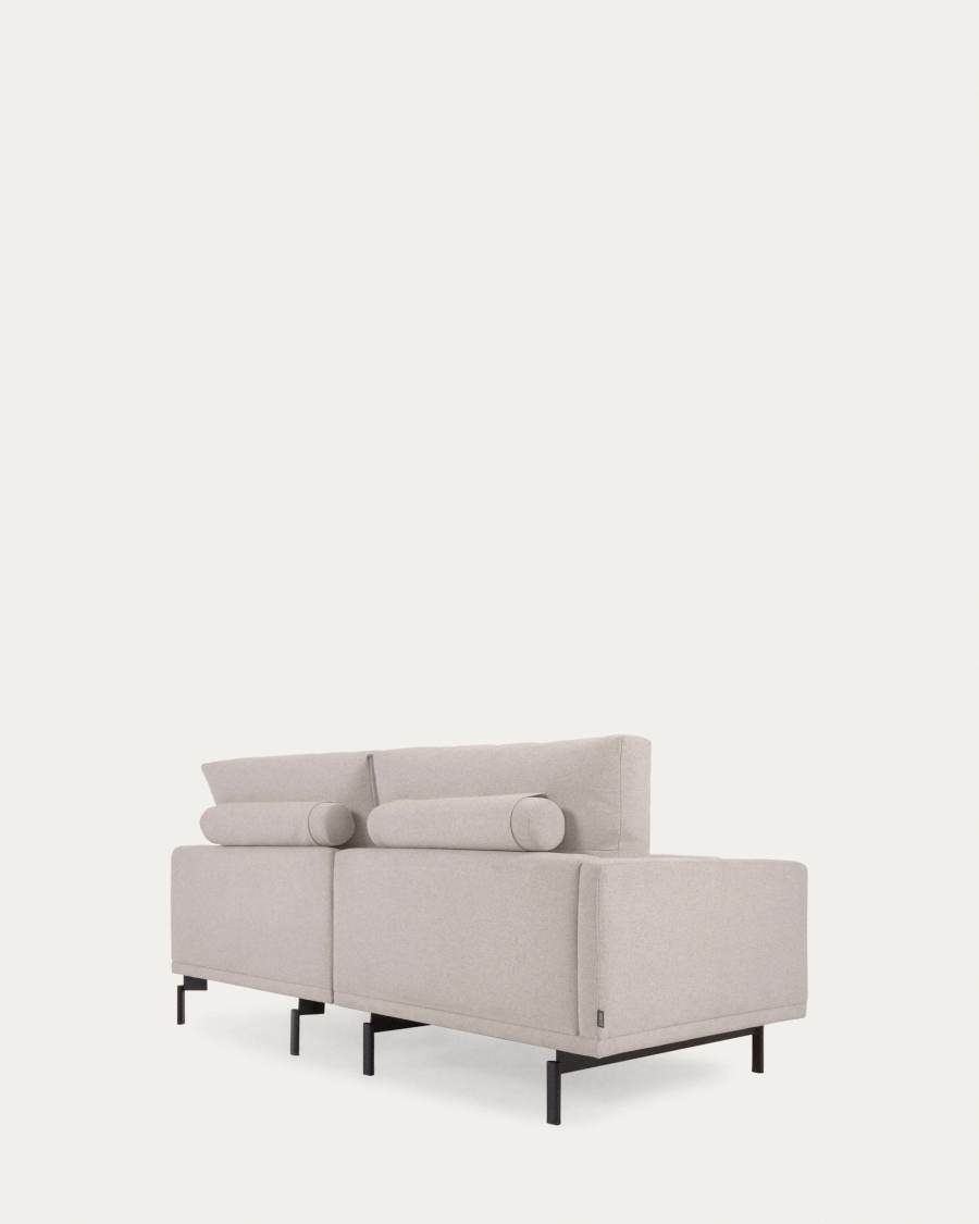 Galene 2 seater corner sofa in beige, 207 x 207 cm FSC Mix Credit