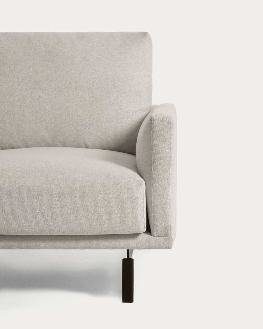 Galene 4 seater sofa in beige, 334 cm FSC Mix Credit