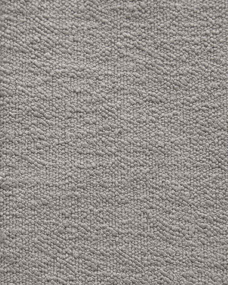 Poltrona Candela de micro bouclé cinzento FSC Mix Credit