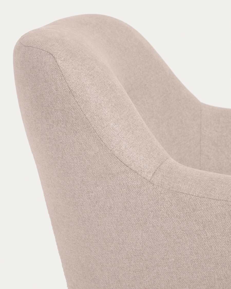 Candela armchair in beige FSC Mix Credit