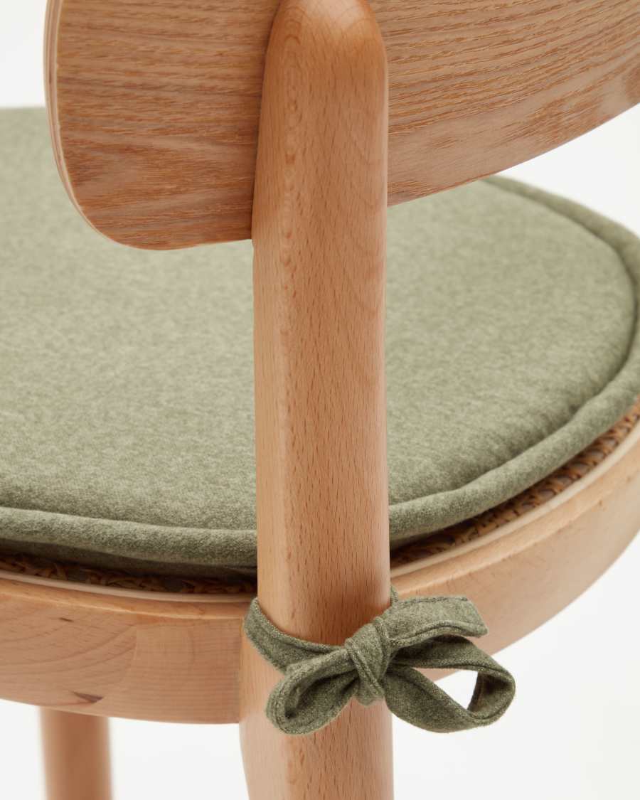 Cushion for Romane chair in green 43 x 43 cm