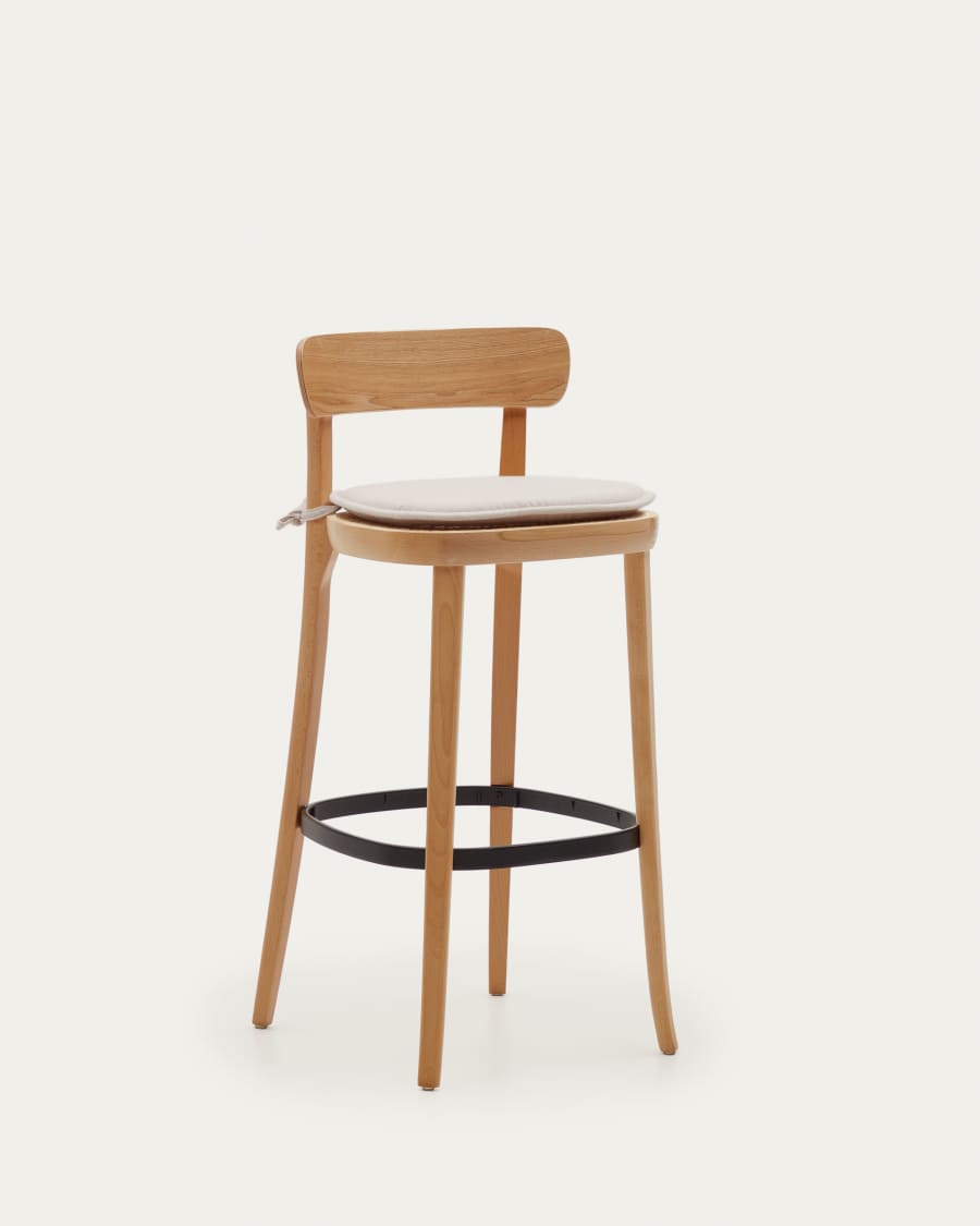 Cushion for Romane chair in beige 43 x 43 cm