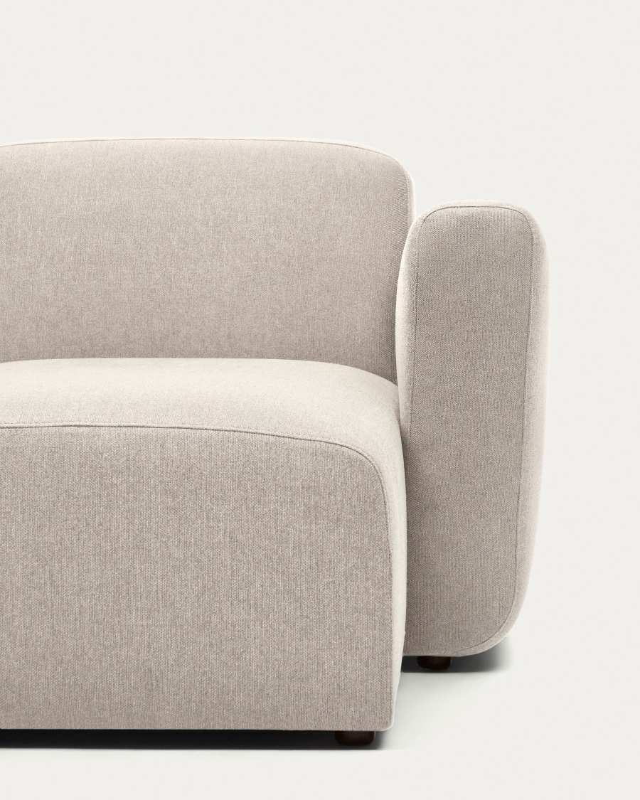 Neom 3 seater modular sofa, right/left chaise longue in beige, 263 cm FSC Mix Credit