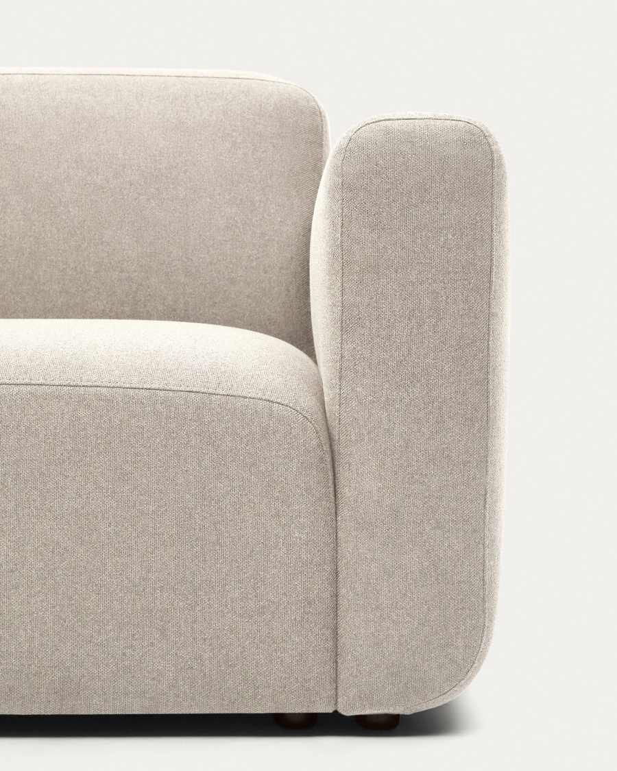Neom sofa arm in beige FSC Mix Credit