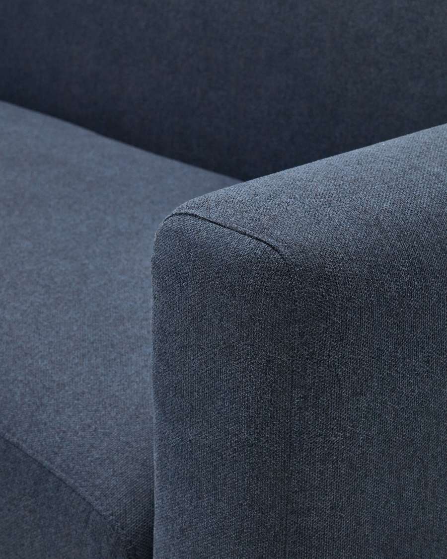 Neom sofa arm in blue FSC Mix Credit