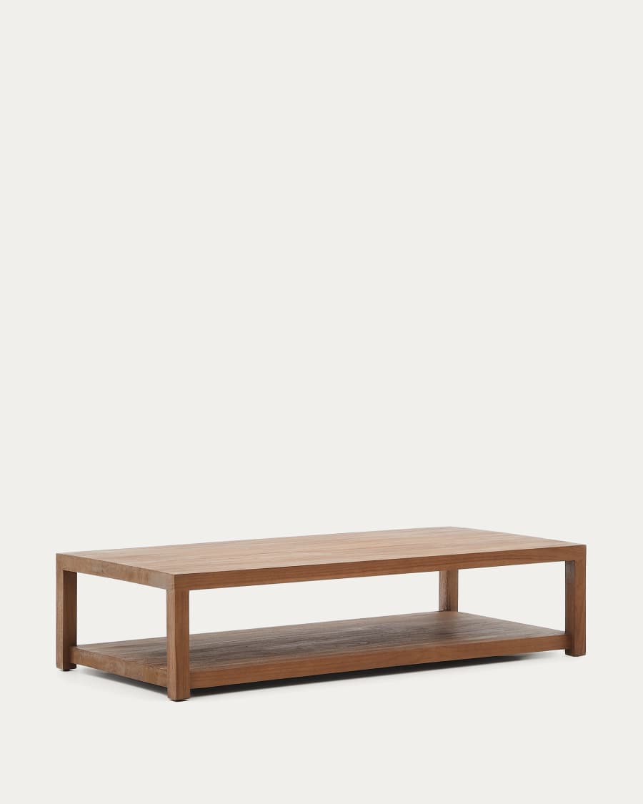 Tavolino da salotto Sashi in legno massiccio di teak 150 x 70 cm