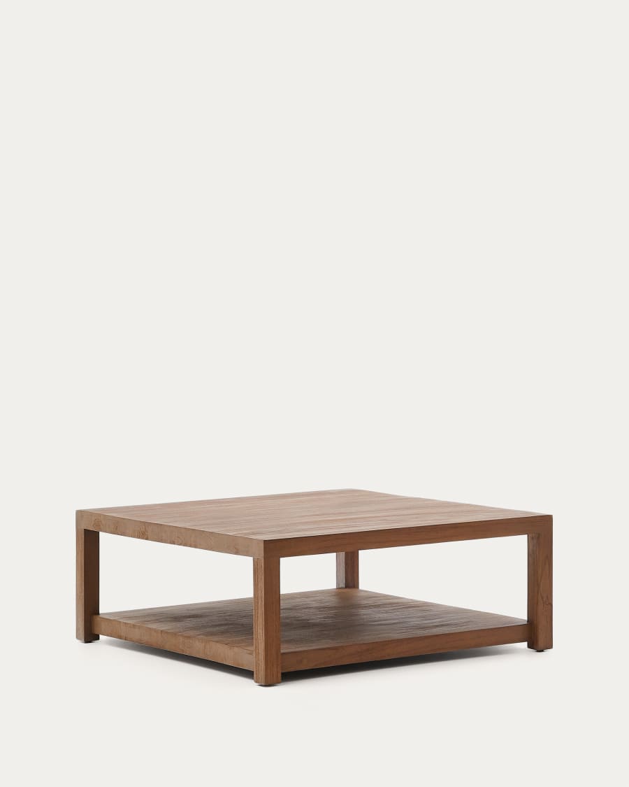 Table auxiliaire Sashi en bois de teck 90 x 90 cm
