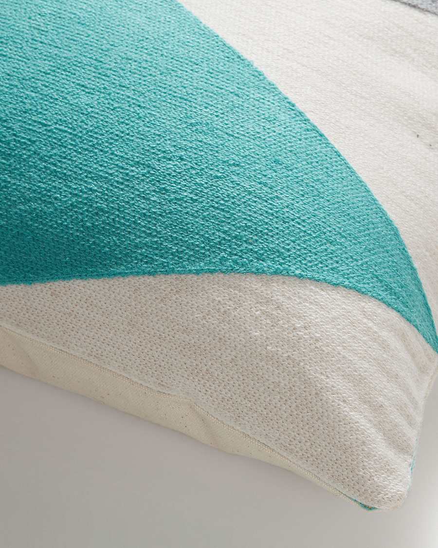 Vand kussensloop turkoois
