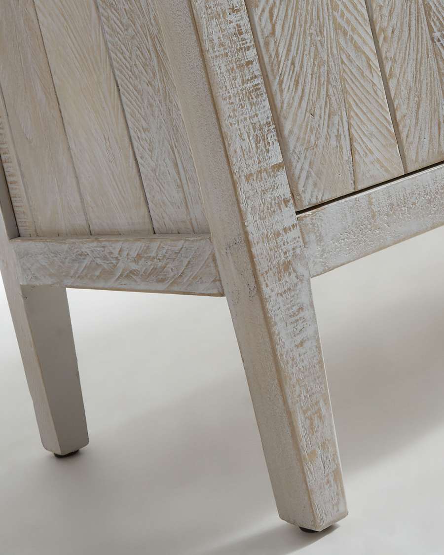 Words TV-Möbel 160 x 55 cm aus massivem und recyceltem Kiefernholz