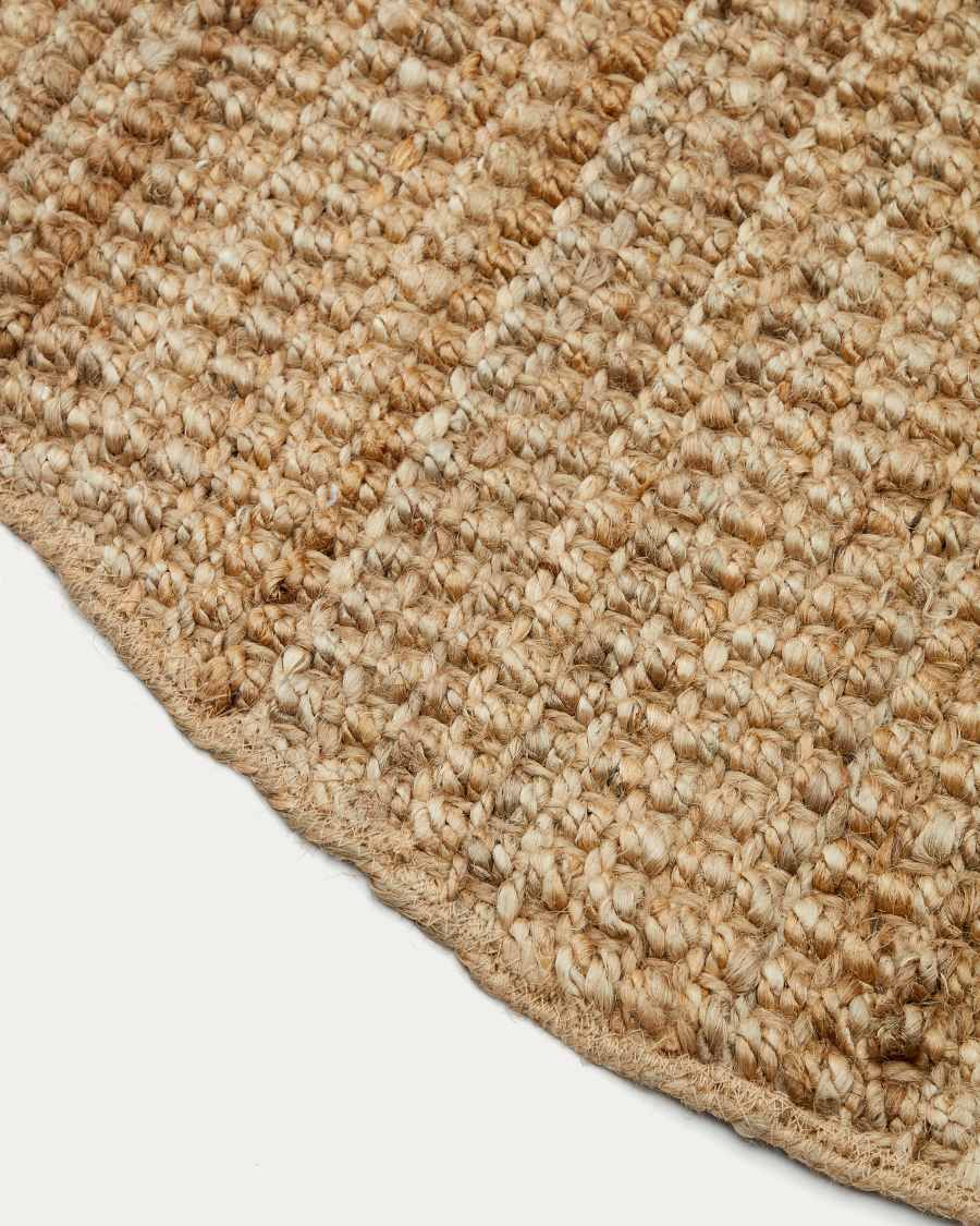 Rond Madelin-vloerkleed van natuurlijke jute Ø 150 cm
