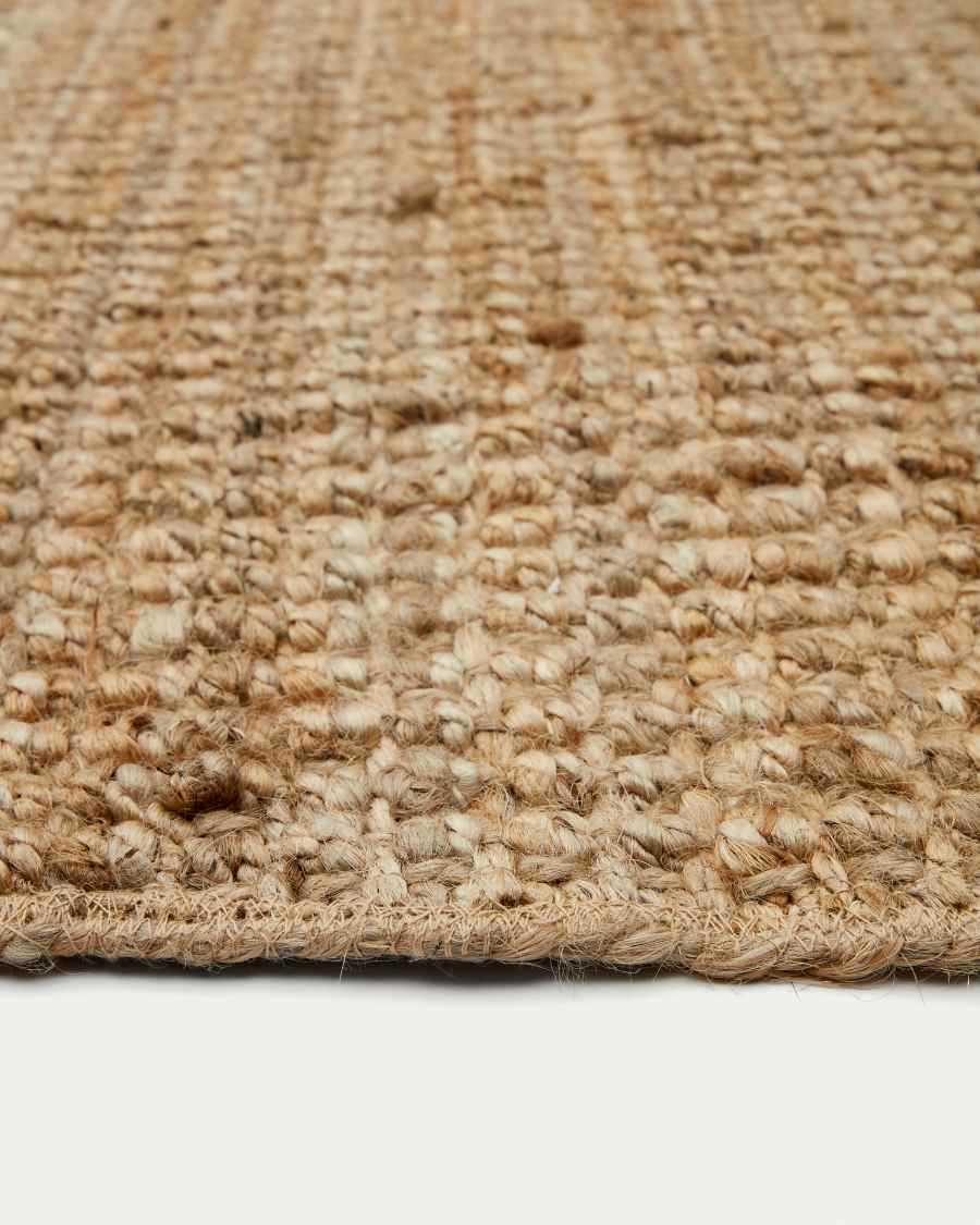 Rond Madelin-vloerkleed van natuurlijke jute Ø 150 cm