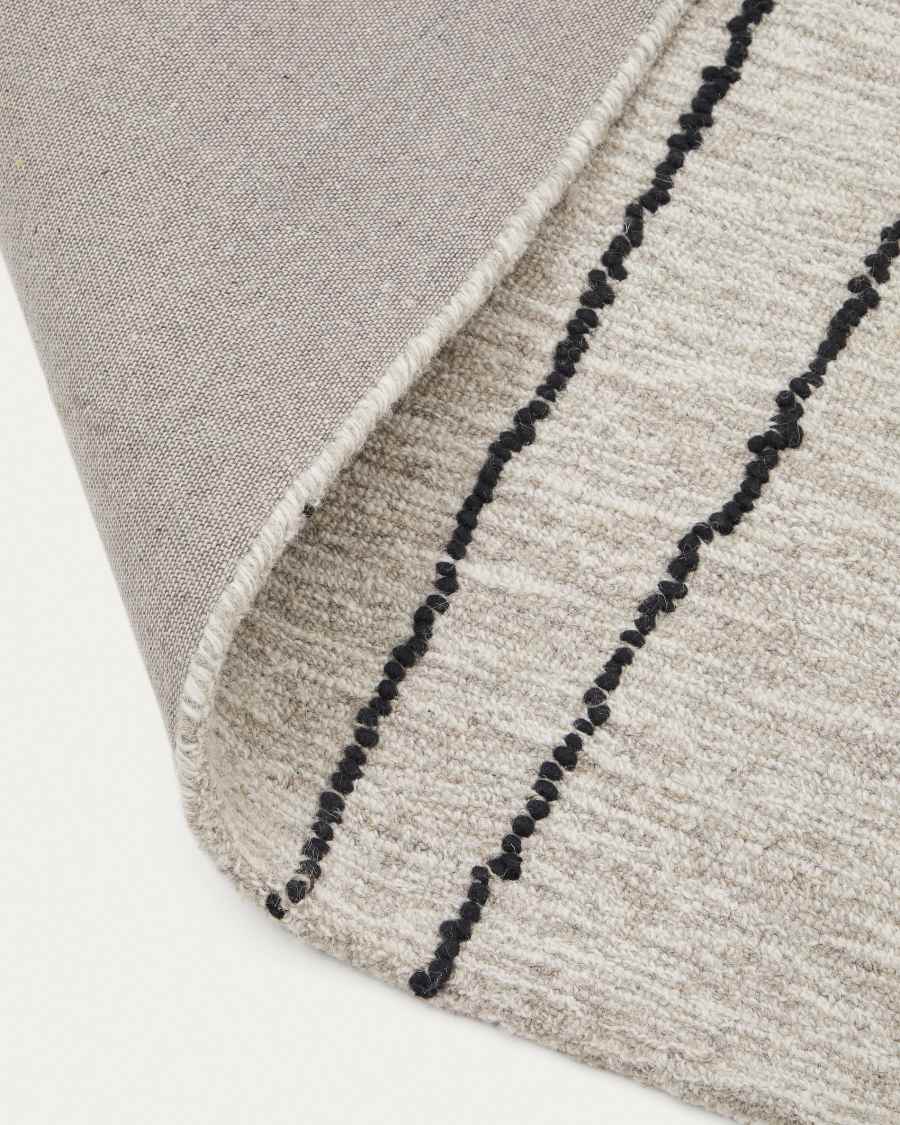 Spati beige wool rug 200 x 300 cm