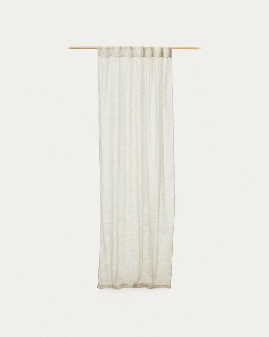 Mahina curtain in beige, 140 x 260 cm