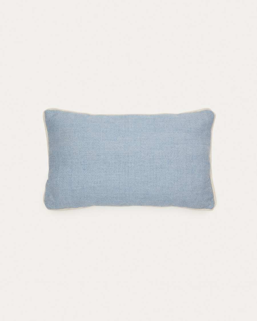 Housse de coussin Sagulla 100 % PET bleue 30 x 50 cm
