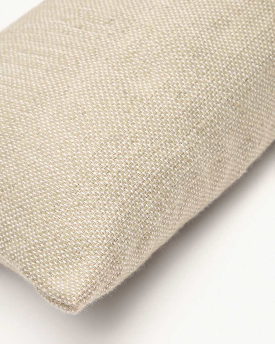 Menuda 100% PET cushion cover in beige, 30 x 50 cm