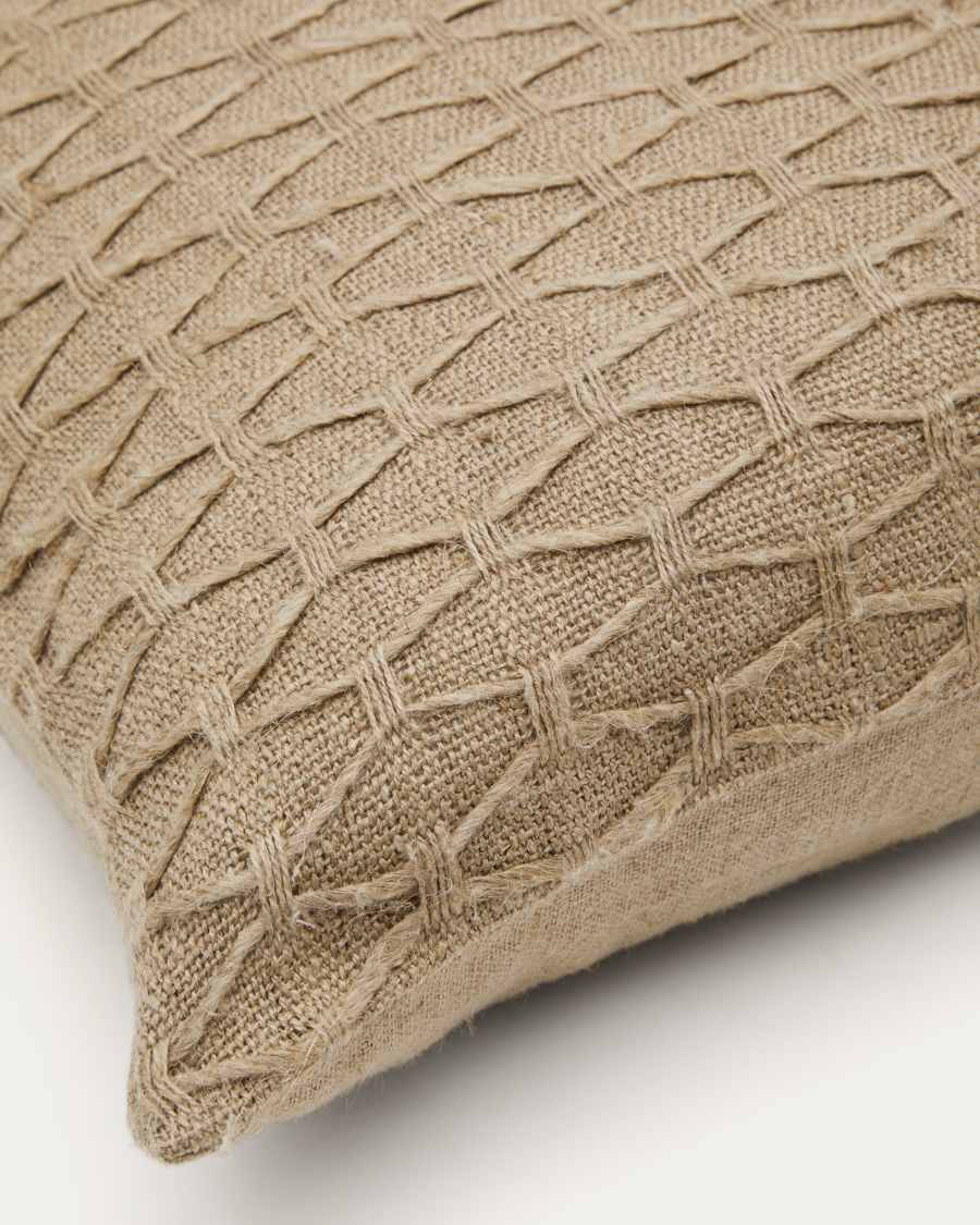 Housse de coussin Satae 100% lin naturel 45 x 45 cm