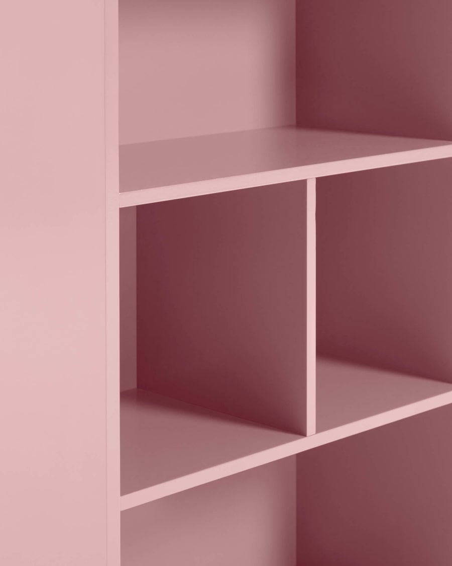 Étagère maison enfant Celeste en MDF rose 50 x 105 cm
