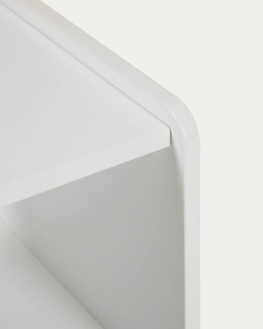 Meuble de rangement Nunila MDF blanc 78 cm