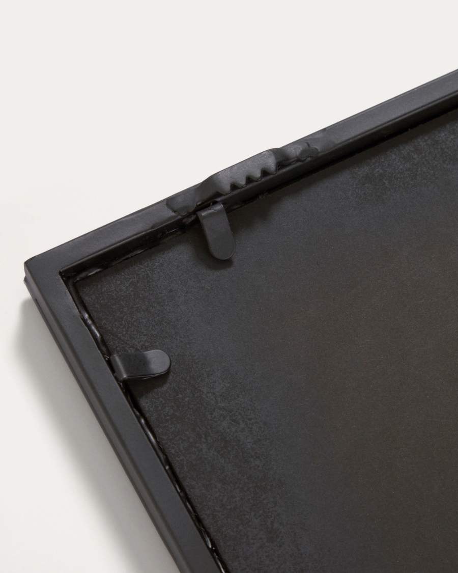 Specchio da terra Ulrica in metallo nero 100 x 160 cm