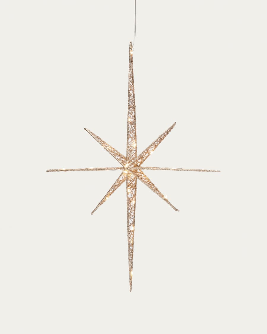 Teodelina light-up star in gold