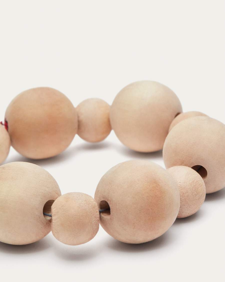 Suze set of 2 hanging ornaments made from felt and wood.