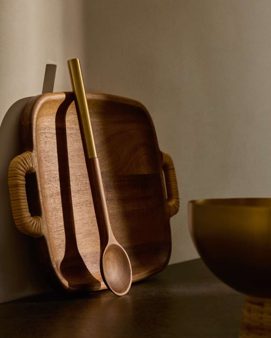 Sataya Pfannenwender rund aus FSC 100% Akazienholz