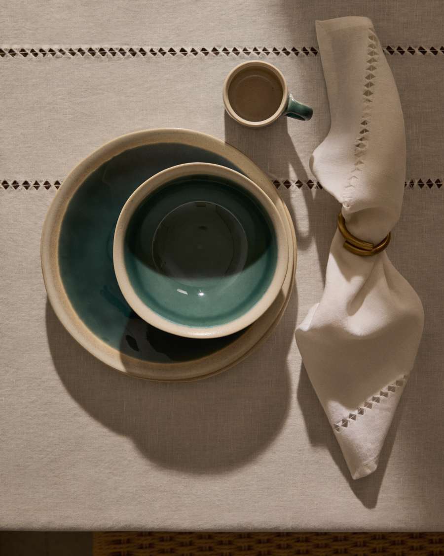 Sanet blue and white, ceramic bowl