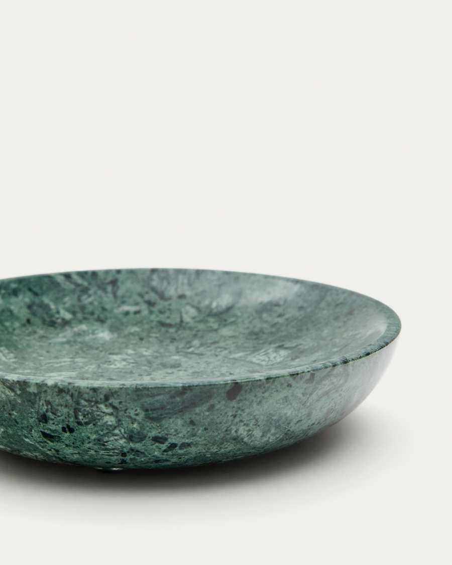 Ecin small, green marble serving plate