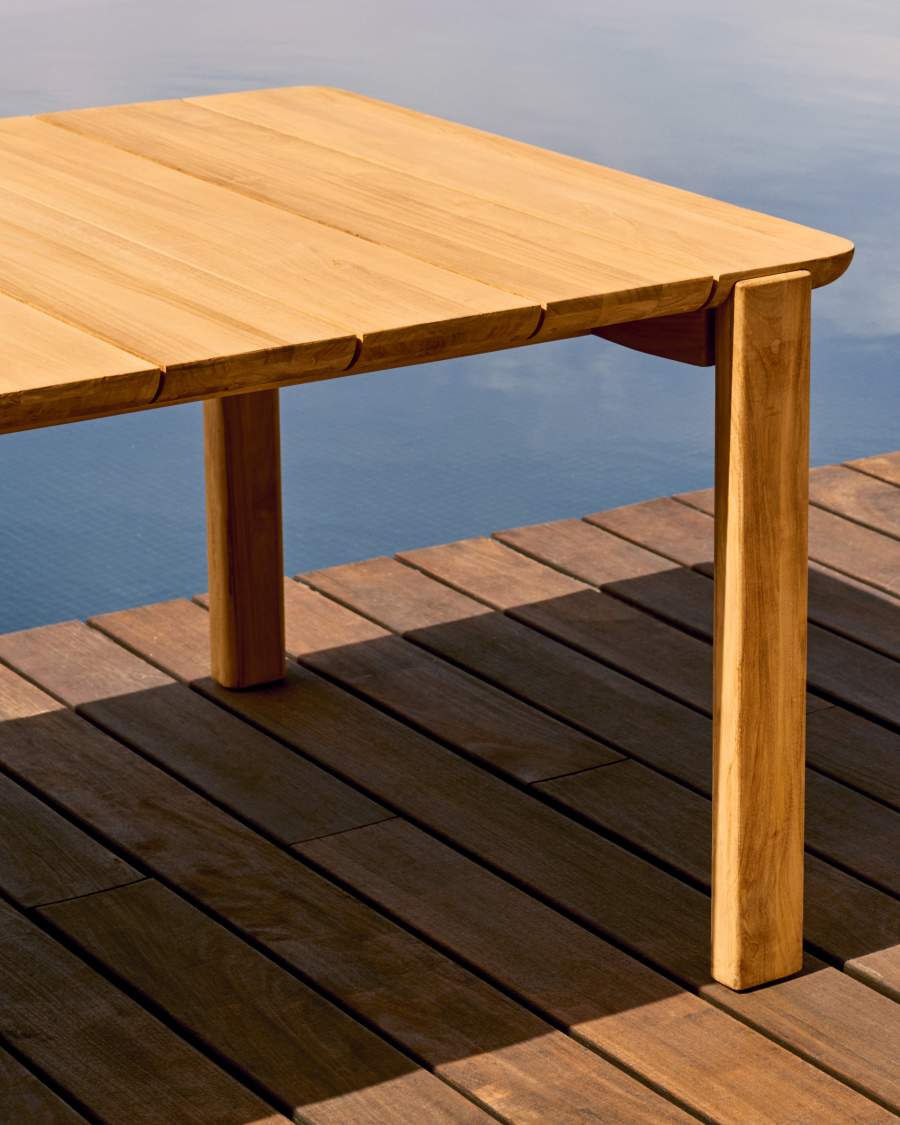 Icaro table made from solid teak wood, 280 x 112 cm, FSC 100%