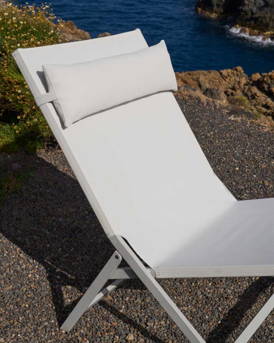 Canutells Klappstuhl aus Aluminium mit weißem Finish