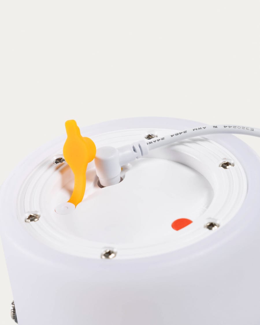 Ridley Mini-LED-Tischlampe aus grünem Polyethylen