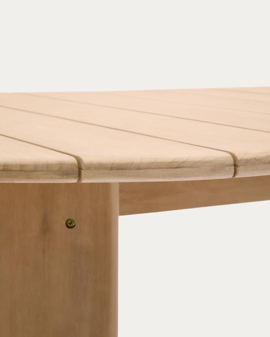 Xoriguer table made of solid eucalyptus wood, 280 x 110 cm, FSC 100%