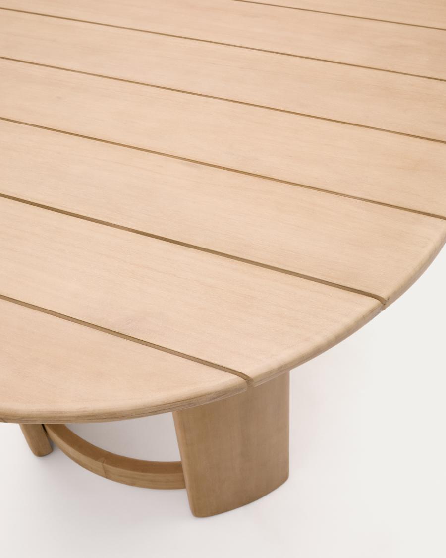 Xoriguer table made of solid eucalyptus wood, 280 x 110 cm, FSC 100%