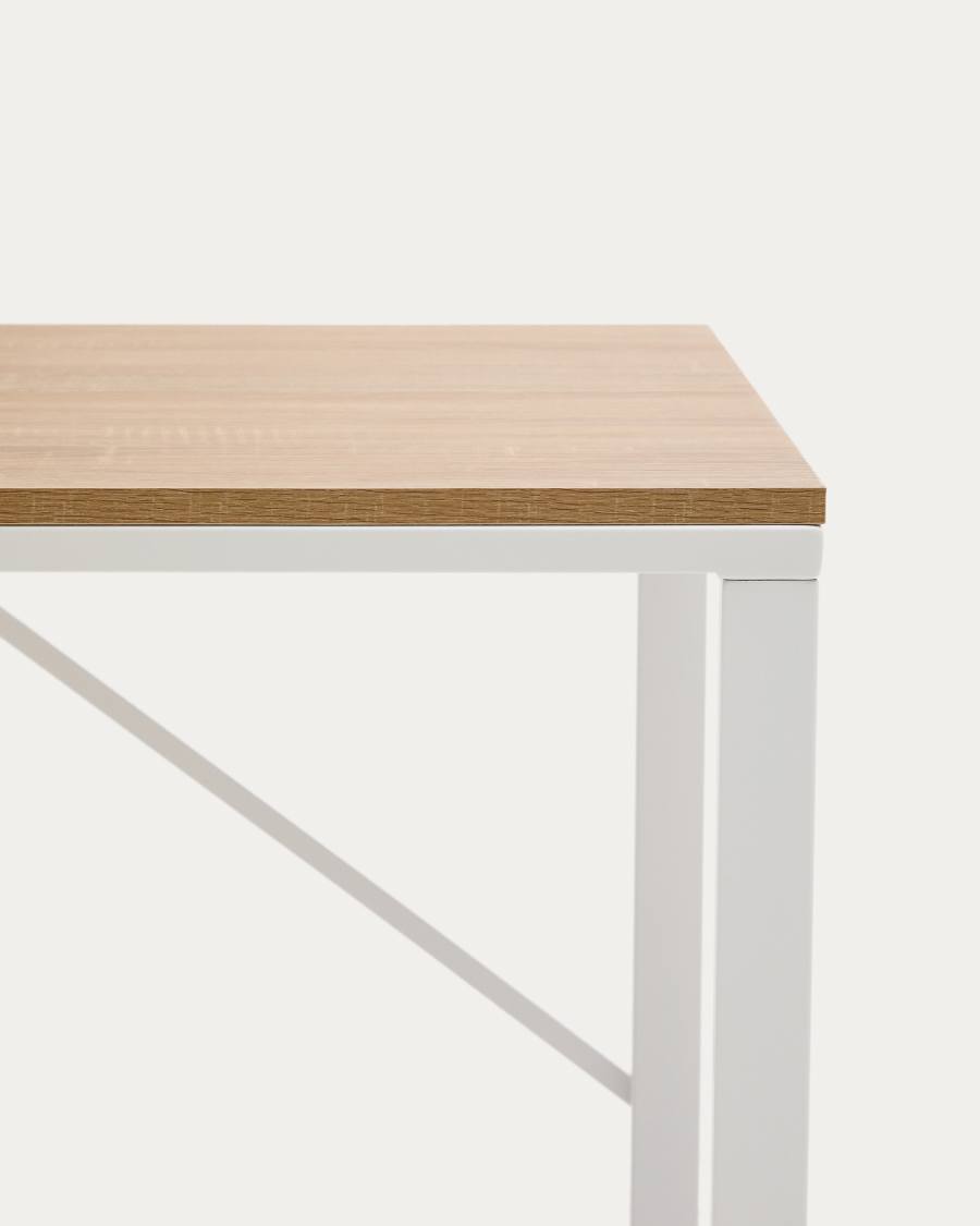 Rectangular white Talbot desk 120 x 60 cm