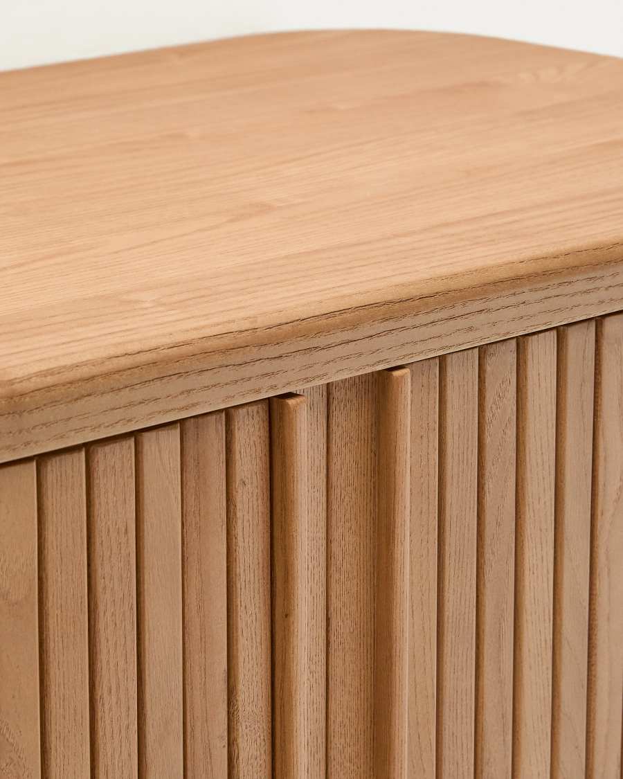 Mobile da bagno Mailen in legno compensato di frassino naturale 90 x 45 cm