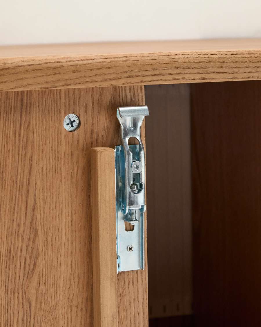 Mobile da bagno Mailen in legno compensato di frassino naturale 90 x 45 cm