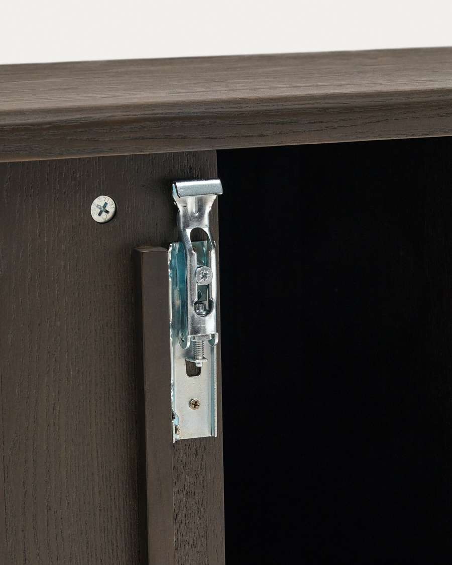 Mobile da bagno Mailen in legno compensato di frassino scuro 90 x 45 cm