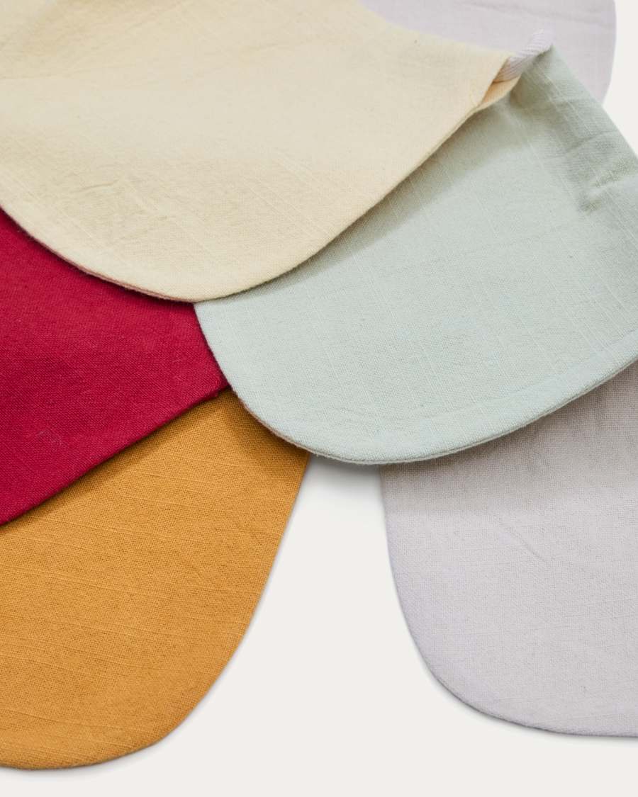 Guirlande avec fanions Betia 100 % coton, multicolore 250 cm