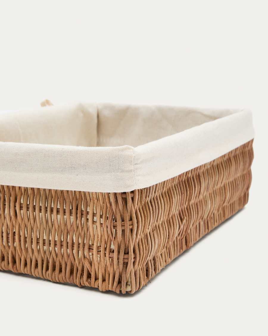 Indali set of 2 rattan baskets, 32 x 25 cm / 28 x 20 cm