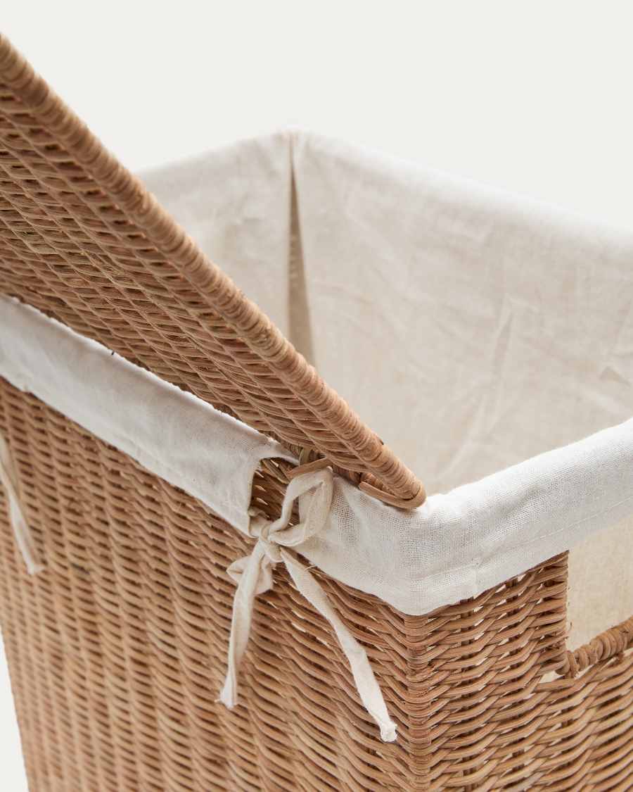 Indali set of 2 rattan baskets, 44 x 27 cm / 37 x 23 cm